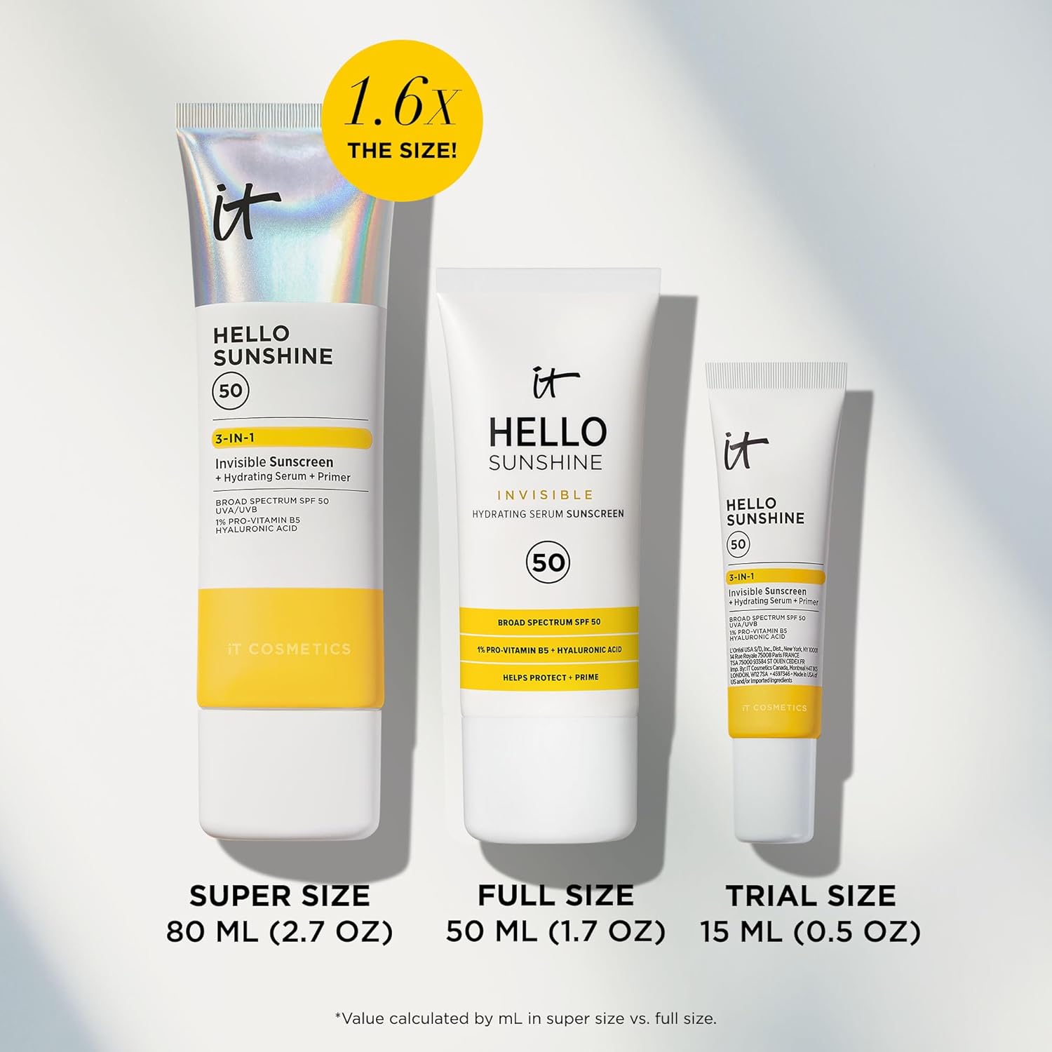 it cosmetics hello sunshine invisible sunscreen for face spf 50