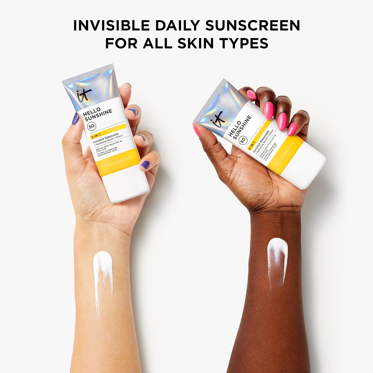it cosmetics hello sunshine invisible sunscreen for face spf 50