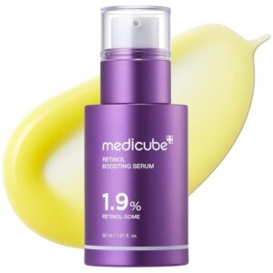 Medicube Retinol Boosting Serum with Retinol & Peptides for Firm, Hydrated Skin – 1.01 fl oz