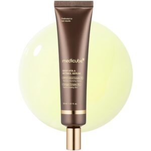 Medicube Deep Reviving Bakuchiol Retinol Serum – Anti-Aging Korean Skincare (1.01 oz)