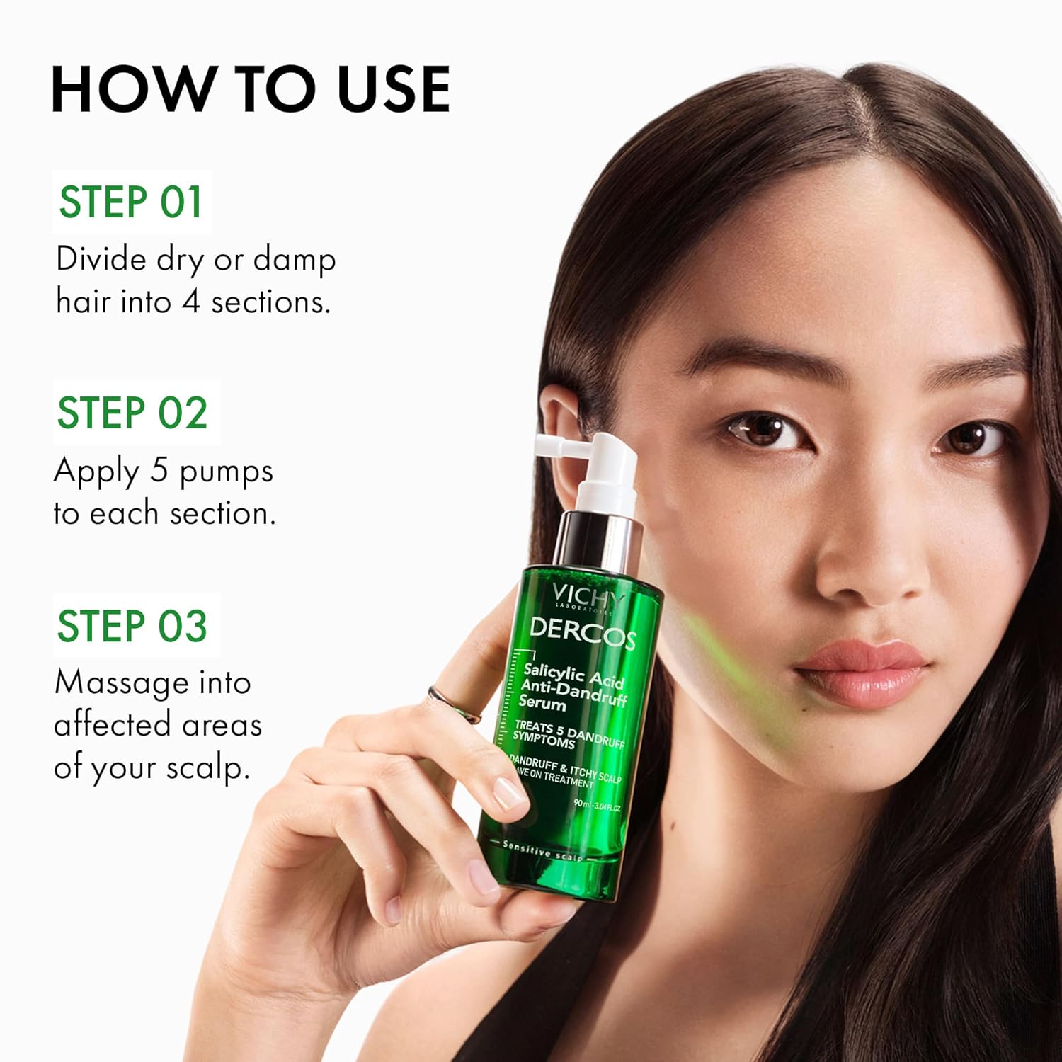 Vichy Dercos Dandruff Relief Serum - Image 3
